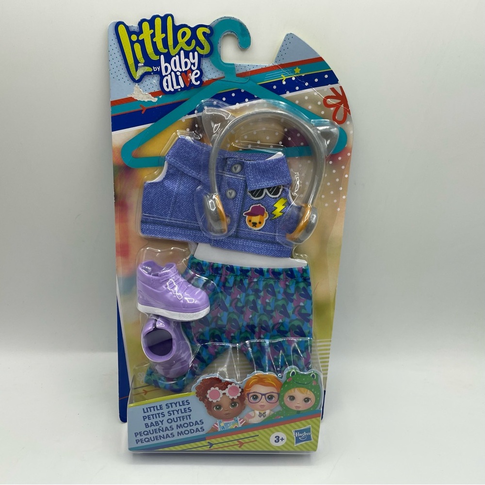 Baby Alive Littles Doll Outfit Little Styles Bounce to the Beat Headphones NEW